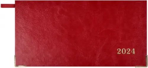 Еженедельник датированный на 2024 год Сариф, красный, 64 листа
