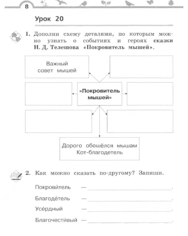 Литературное чтение. 2 класс. Рабочая тетрадь. В 2-х частях. Часть 1
