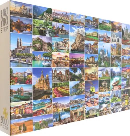 Puzzle-3000 Достопримечательности Европы Puzzle-3000 Достопримечательности Европы