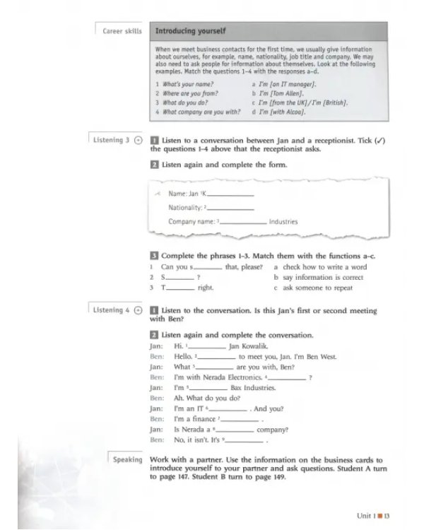 Intelligent Business. Elementary. Coursebook + CD-ROM