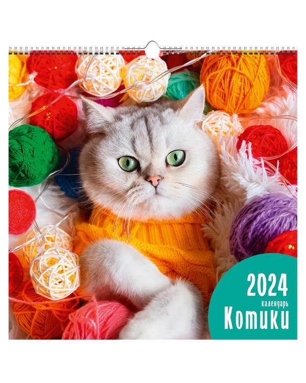 Календарь настенный на 2024 год Домашние любимцы 5