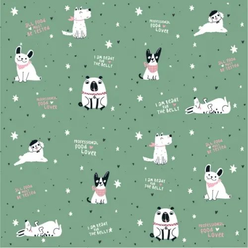 Бумага упаковочная Бумага упаковочная Pets, зеленый