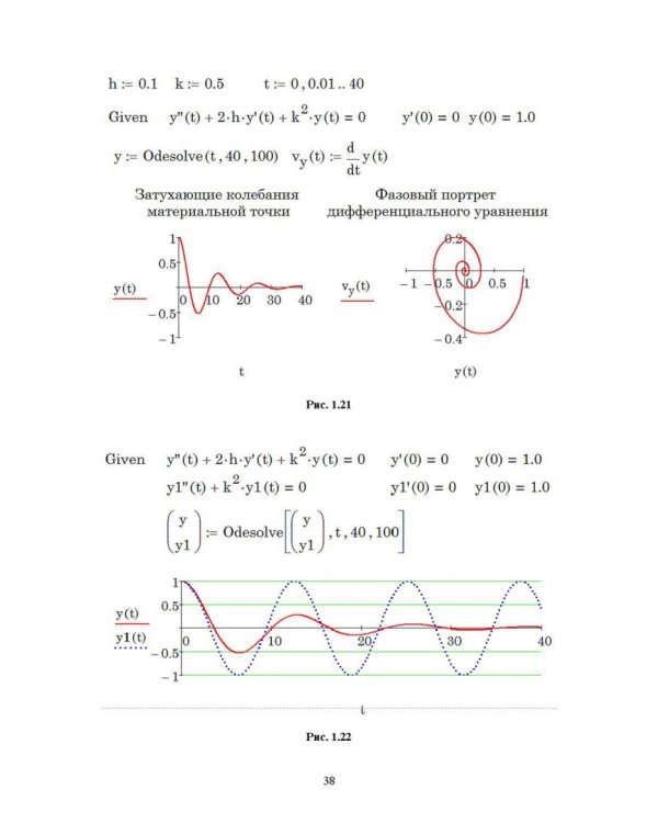 Численное решение динамических задач в MSC Nastran-Patran, в MathCAD. Учебное пособие