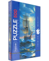 Puzzle-500 Панорама. Парусник