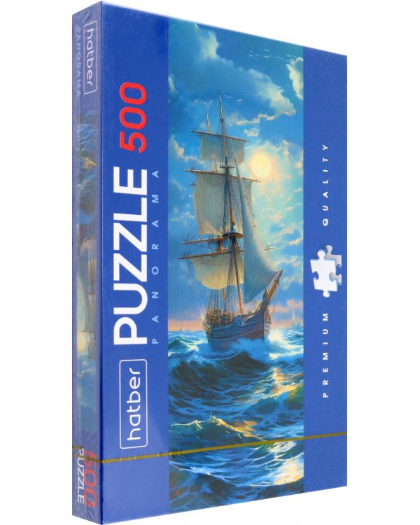 Puzzle-500 Панорама. Парусник
