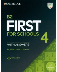 B2 First for Schools 4. Student's Book with Answers with Audio with Resource Bank