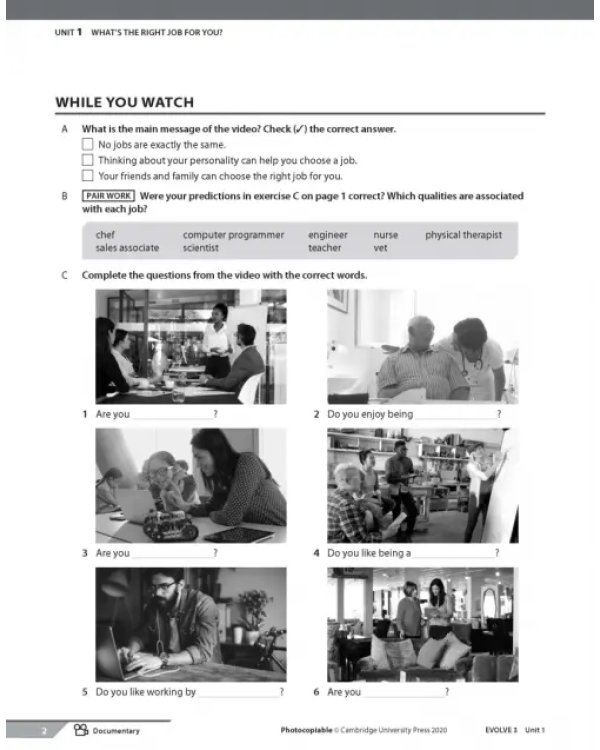 Evolve. Level 3. Video Resource Book (+DVD)