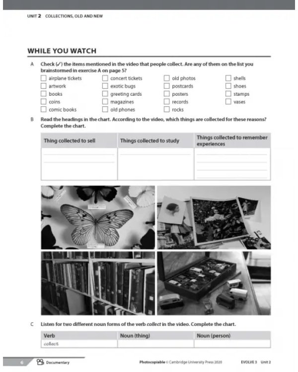 Evolve. Level 3. Video Resource Book (+DVD)