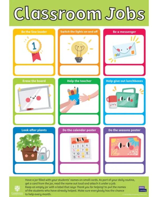 Cambridge Little Steps. Level 3. Classroom Activity Posters