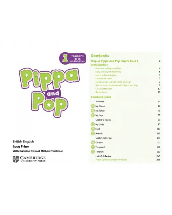 Pippa and Pop. Level 1. Teacher's Book with Digital Pack