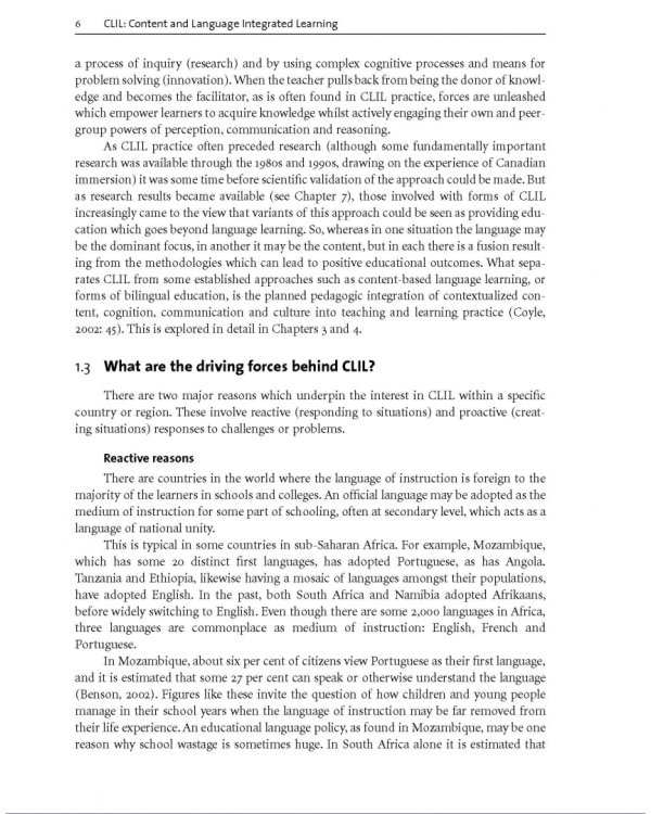 CLIL. Content and Language Integrated Learning