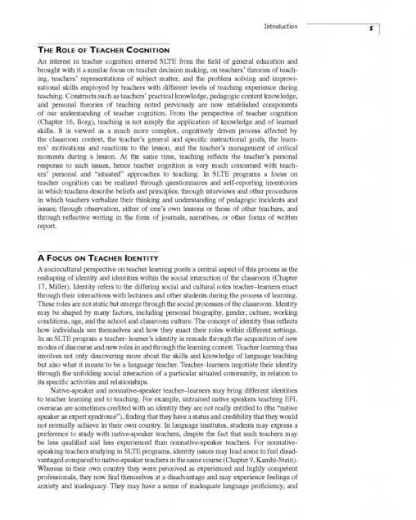 Cambridge Guide to Second Language Teacher Education