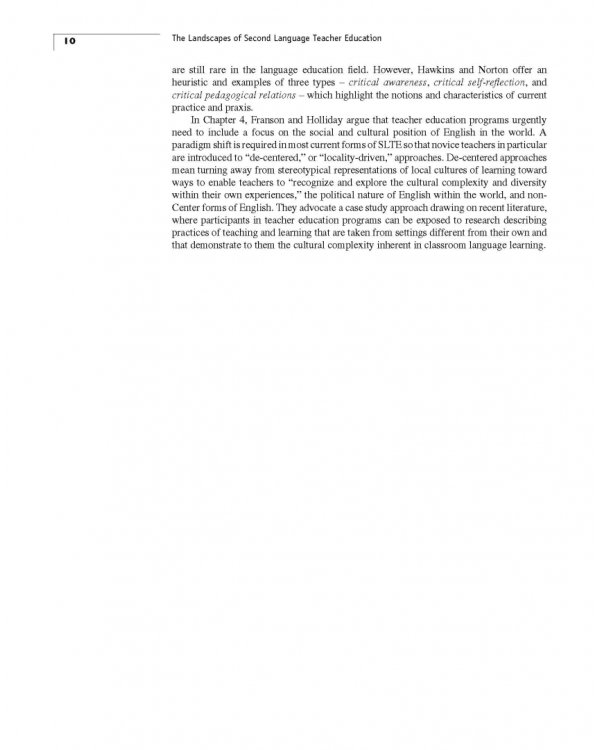 Cambridge Guide to Second Language Teacher Education