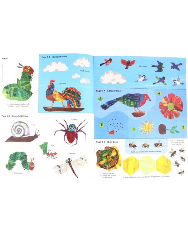 The Very Hungry Caterpillar's Nature Sticker and Colouring Book