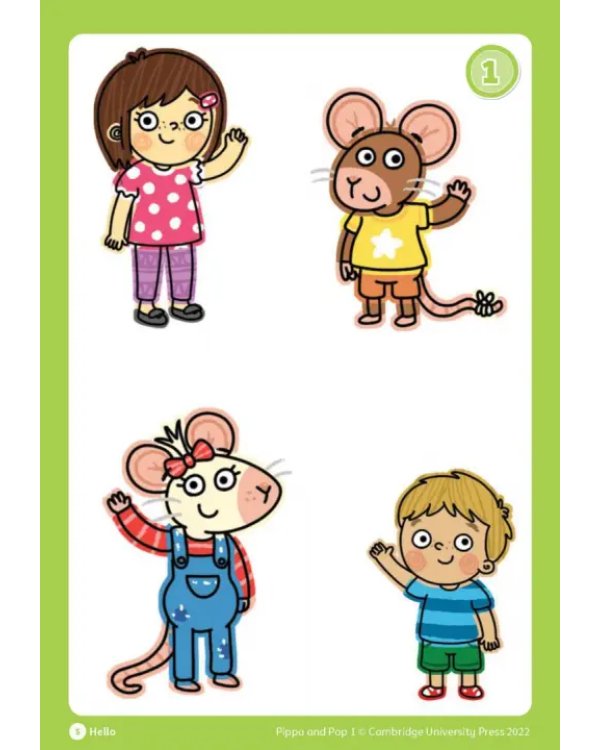 Pippa and Pop. Level 1. Flashcards