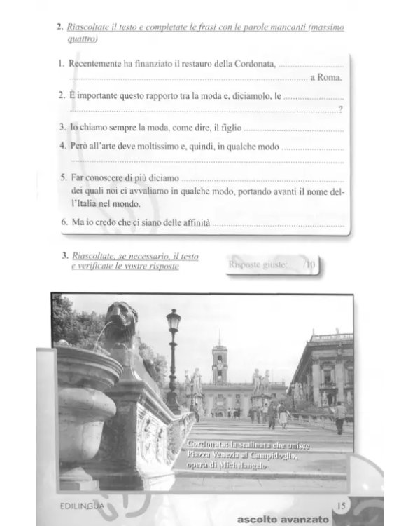 Дополнительное изображение книги «Ascolto Avanzato. Libro dello studente. Livello C1-C2 + CD Audio»