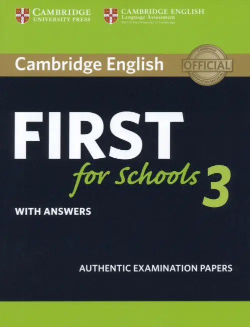 Cambridge English First for Schools 3. Student's Book with Answers