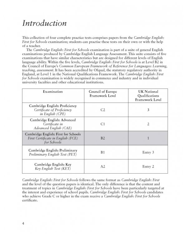 Cambridge English First for Schools 3. Student's Book with Answers