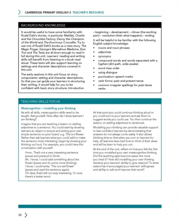Дополнительное изображение книги «Cambridge Primary English. Teacher's Resource 3 with Digital Access»