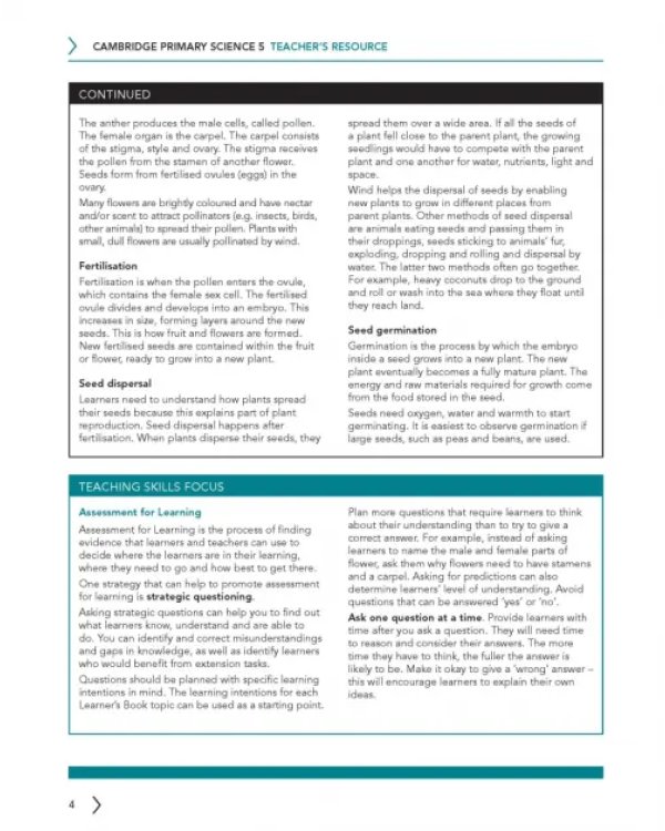 Cambridge Primary Science. Teacher's Resource 5 with Digital Access