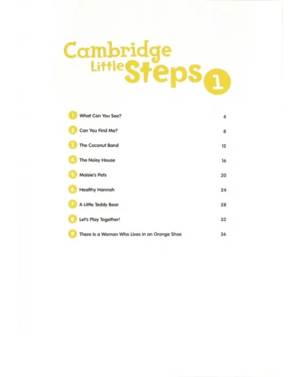 Дополнительное изображение книги «Cambridge Little Steps. Level 1. Big Book»