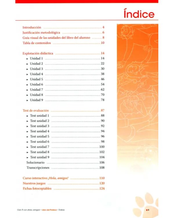Clan 7 con ¡Hola, amigos! 3. Libro del profesor