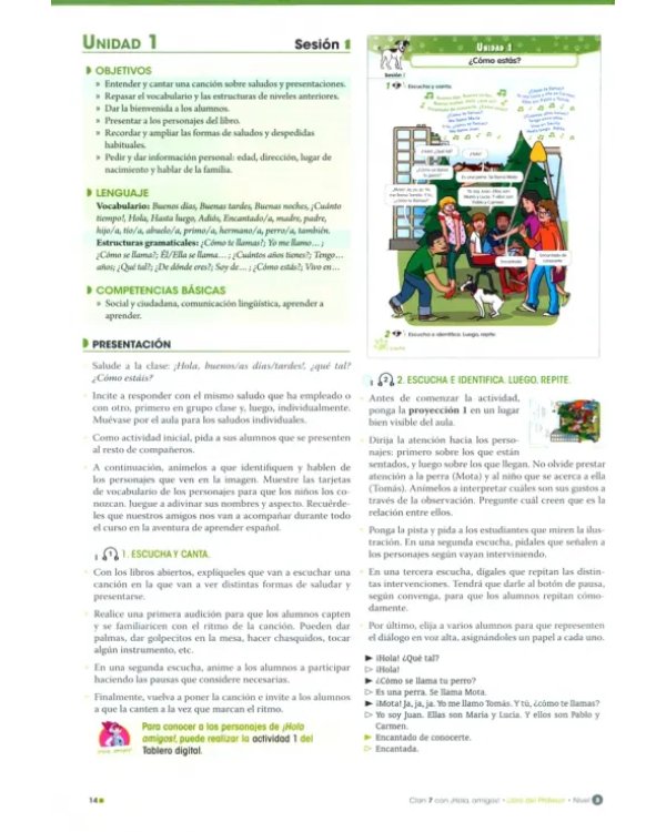 Clan 7 con ¡Hola, amigos! 3. Libro del profesor