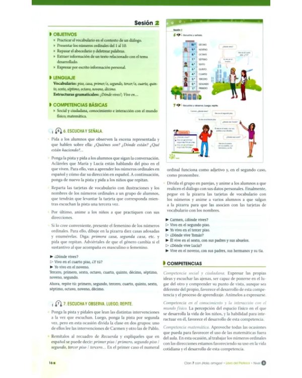 Clan 7 con ¡Hola, amigos! 3. Libro del profesor