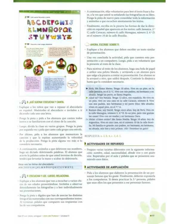 Clan 7 con ¡Hola, amigos! 3. Libro del profesor