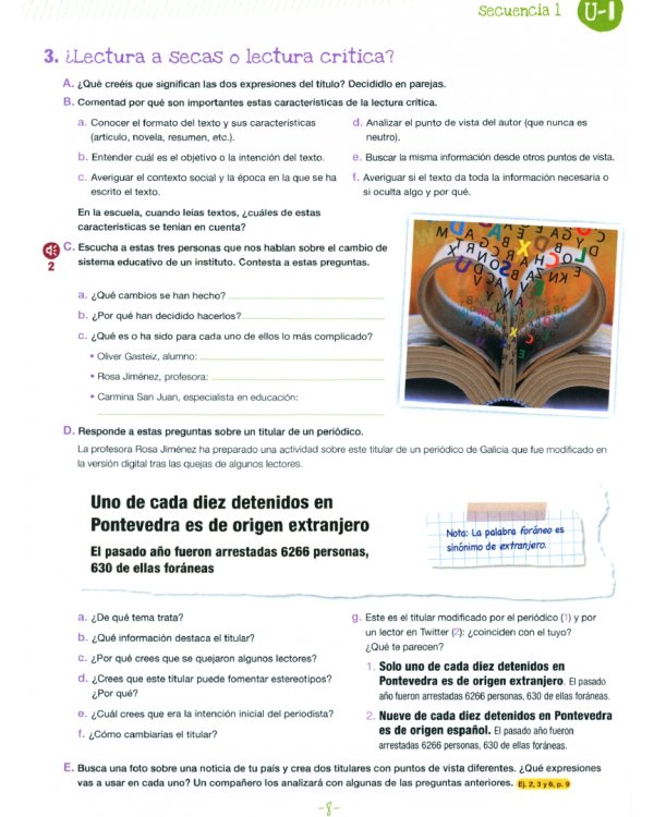 Дополнительное изображение книги «Experiencias 14. B2. Libro del alumno»