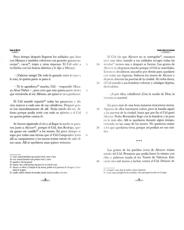 El cantar de Mío Cid. B1