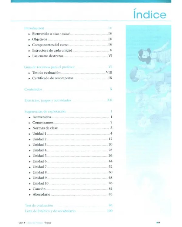 Clan 7. Nivel Inicial. Libro del profesor