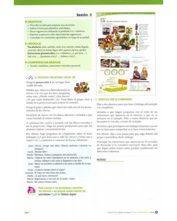 Clan 7 con ¡Hola, amigos! 4. Libro del profesor