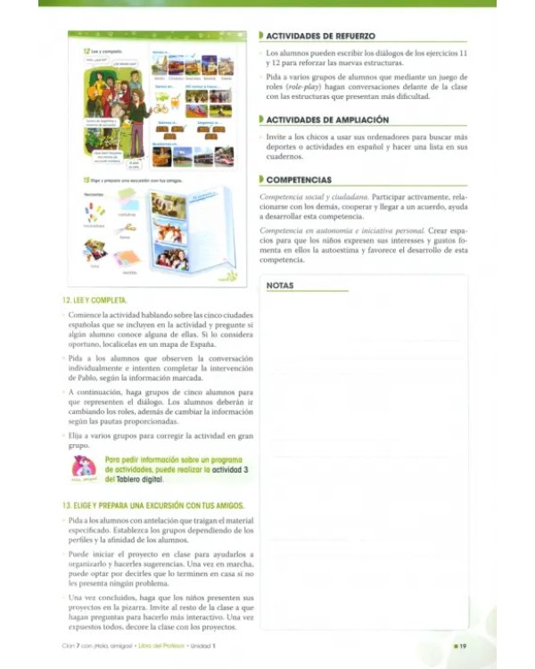 Clan 7 con ¡Hola, amigos! 4. Libro del profesor