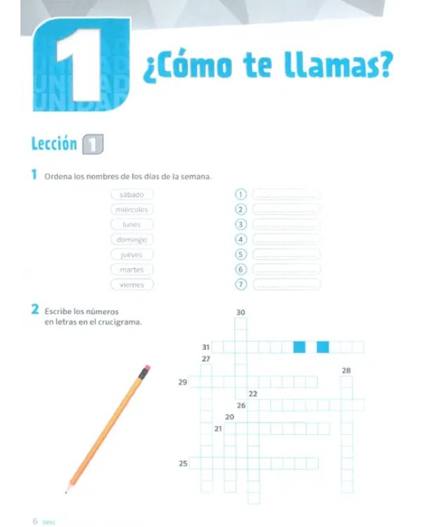 Дополнительное изображение книги «¿Español? ¡Por supuesto! 1. A1. Libro de ejercicios»