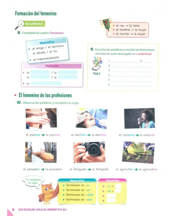 Дополнительное изображение книги «Uso escolar A2+. Aula de gramática»