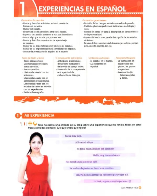 Nuevo Prisma B1. Libro del alumno