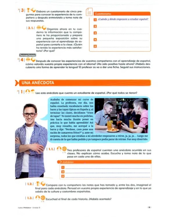Nuevo Prisma B1. Libro del alumno