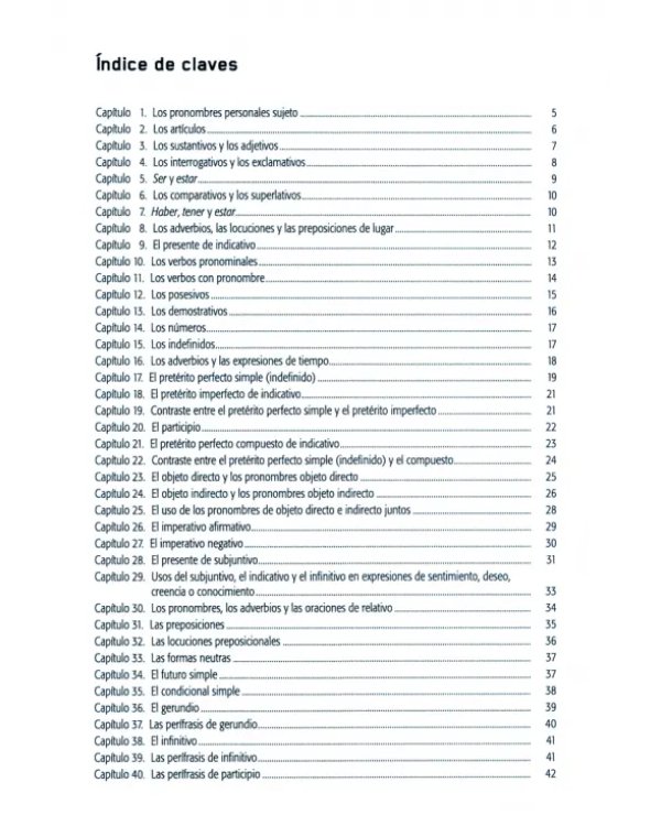 Gramática en contexto. Libro de claves