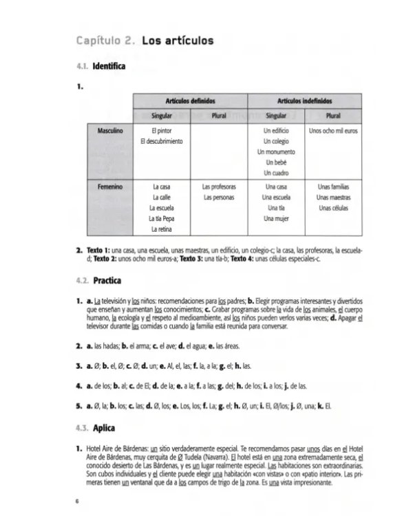 Gramática en contexto. Libro de claves