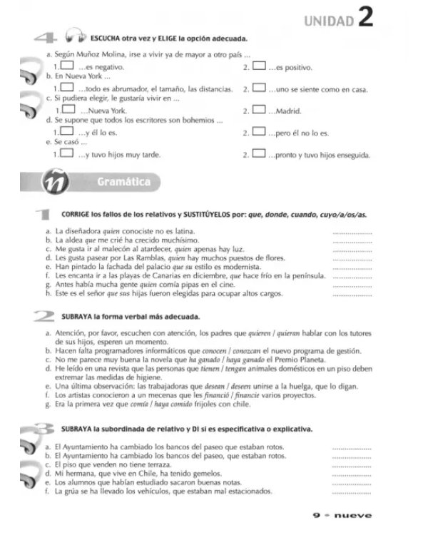 Nuevo ven 3. Libro de ejercicios + CD audio