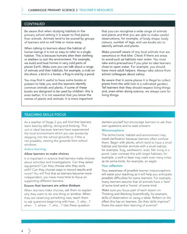 Дополнительное изображение книги «Cambridge Primary Science. 2nd Edition. Stage 2. Teacher's Resource with Digital Access»