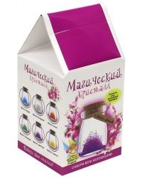 Набор для выращивания кристалла. Магический кристалл. Магия цветов. Фиолетовый