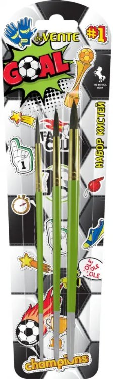 Кисти в наборах Набор кистей Goal, пони, 3 шт.