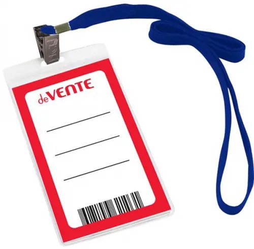 Бейджи Бейдж вертикальный, на ленте с клипом