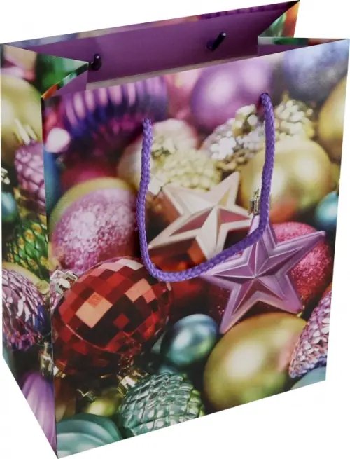 Пакет новогодний ламинированный