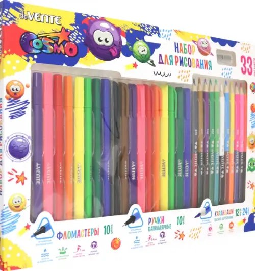 Наборы канцелярских принадлежностей Набор для рисования подарочный Trio