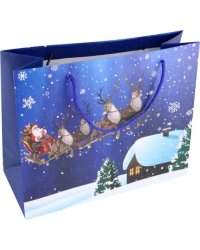 Пакет новогодний ламинированный