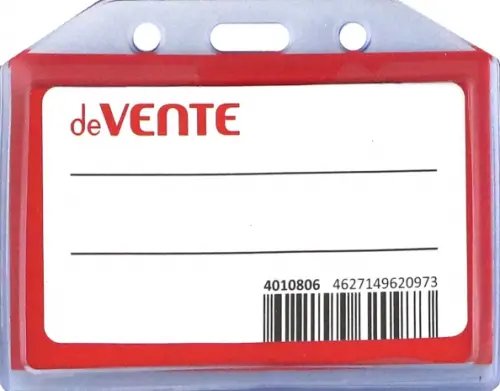 Бейджи Бейдж прозрачный, горизонтальный