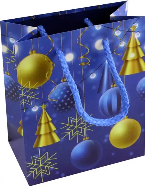 Новогодние подарочные пакеты Пакет подарочный ламинированный